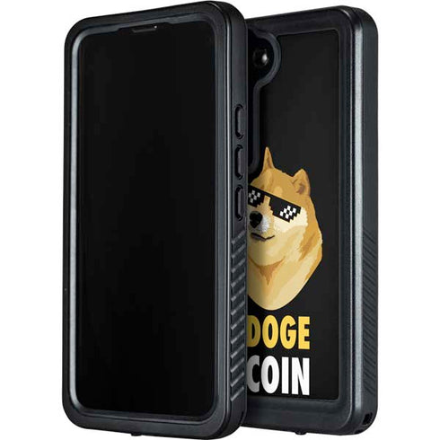 Doge Coin Crypto Galaxy S24 Waterproof Case